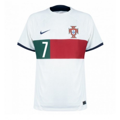 Portugal Cristiano Ronaldo #7 Replica Away Shirt World Cup 2022 Short Sleeve